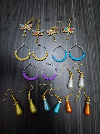 Pendientes hechos a mano