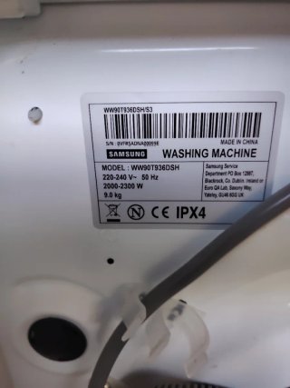 Lavadora Samsung 9kg 1600 RPM