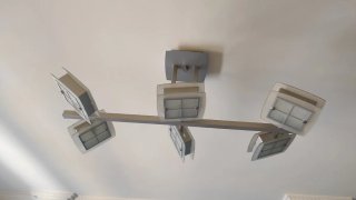 Lámpara Techo 6 Luces con posiciones regulables