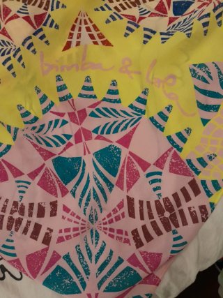Pañuelo estampado multicolor
