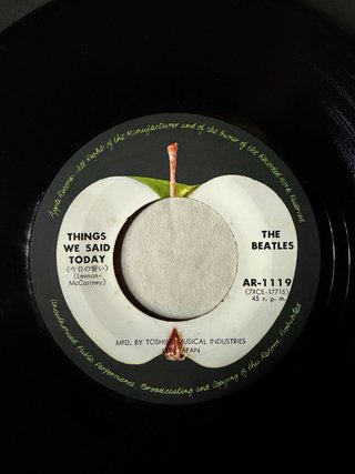 Lote 2 Vinilos 7 Beatles Japoneses