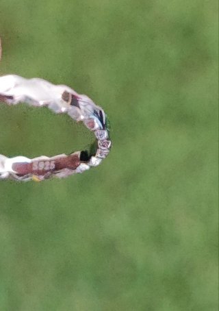Anello Argento Moissanite 1ct