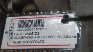CAJA CAMBIOS VOLKSWAGEN PASSAT BERLINA (3B3) Advance