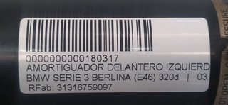 AMORTIGUADOR DELANTERO IZQUIERDO BMW SERIE 3 BERLINA (E46) 320d