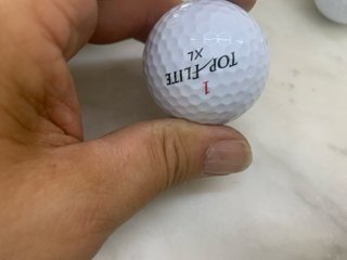 3 Palline da Golf Usate