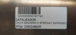 CATALIZADOR DACIA SANDERO III STEPWAY EXPRESSION