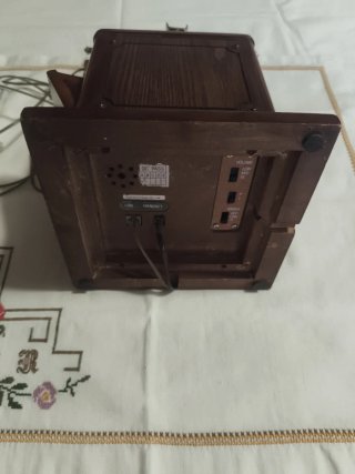 Teléfono Thomas Madera Caoba y latón