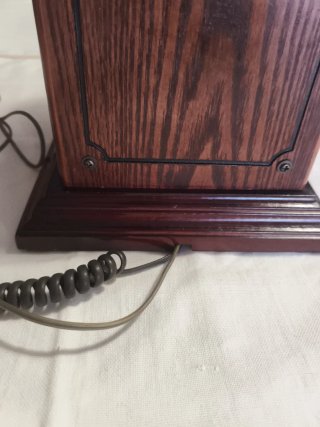 Teléfono Thomas Madera Caoba y latón