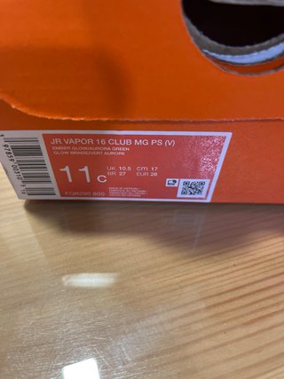 Botas de fútbol Nike Mercurial niño talla 28