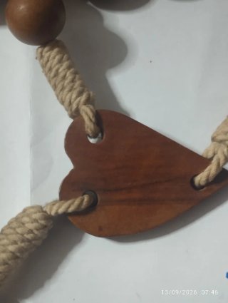 Rosario Vintage Madera y Cuerda