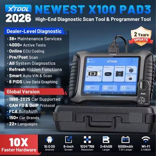 XTOOL X100 PAD3 2026 Máquina Diagnóstico