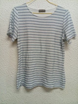 Camiseta Zermatt Talla L Rayas Brillo
