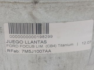JUEGO LLANTAS FORD FOCUS LIM. (CB4) Titanium