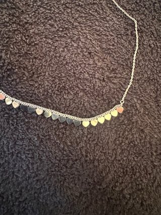 Collana con cuoricini argento