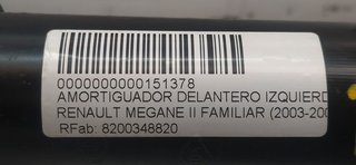 AMORTIGUADOR DELANTERO IZQUIERDO RENAULT MEGANE II FAMILIAR Authentique Confort
