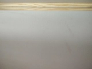 Espejo de madera con barra