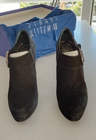 Zapato abotinado Stuart Weitzman Ante Talla 38