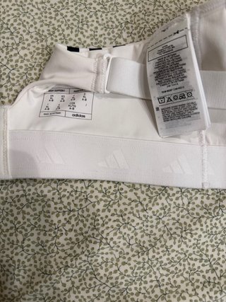 Top deportivo ADIDAS blanco