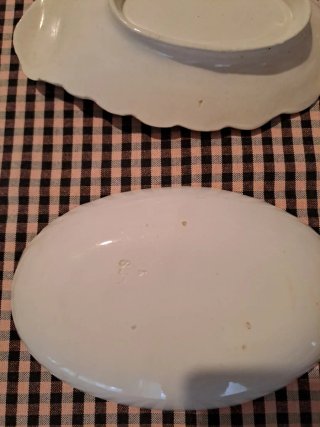 2 Platos Rabaneras Antiguos