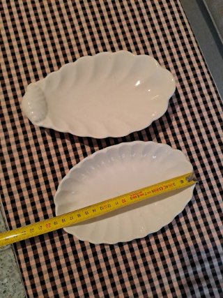 2 Platos Rabaneras Antiguos