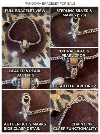 Bracciale Pandora Argento 925 con Perla