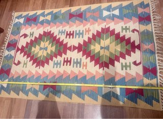 Alfombra Kilim Kilim Tejida Multicolor 180x115