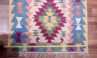 Alfombra Kilim Kilim Tejida Multicolor 180x115