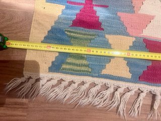 Alfombra Kilim Kilim Tejida Multicolor 180x115