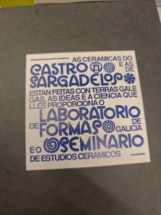 Juego café Sargadelos 6 piezas