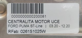 CENTRALITA MOTOR UCE FORD PUMA ST-Line