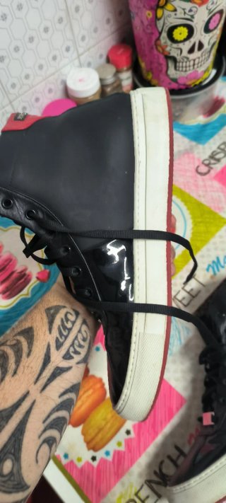 Philipp Plein Zapatillas Cuero Calavera Talla 44