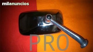 Espejos cromados de moto Harley Dawidson