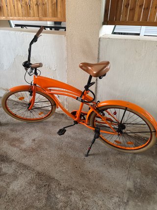 Bicicleta Estilo Americano Naranja