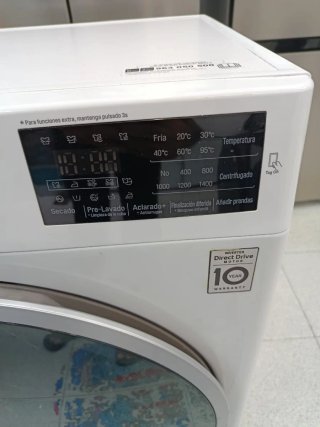 ☆LAVADORA Y SECADORA LG 8+5LG RPM.1400☆