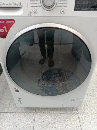 ☆LAVADORA Y SECADORA LG 8+5LG RPM.1400☆