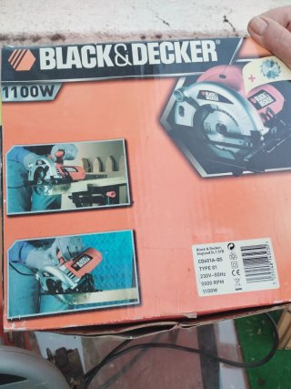 Sierra Circular Black & Decker 1100W