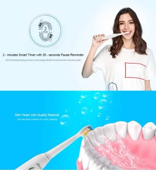 Seago Ultrasonic cepillo de dientes eléctrico colo