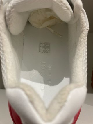 Zapatillas Gucci Blancas y Rojas