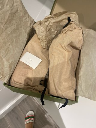 Zapatillas Gucci Blancas y Rojas