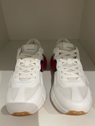 Zapatillas Gucci Blancas y Rojas