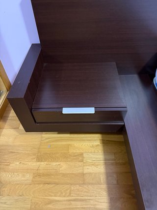 Dormitorio completo tatami: cama, somier y cómoda