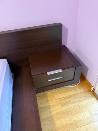 Dormitorio completo tatami: cama, somier y cómoda