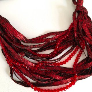 Set Bijoux Rosso e Oro