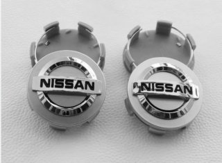 60mm Tapabujes Nissan Tapas Centro de Llanta Rueda