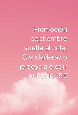 Promozione settembre: 3 felpe/magliette