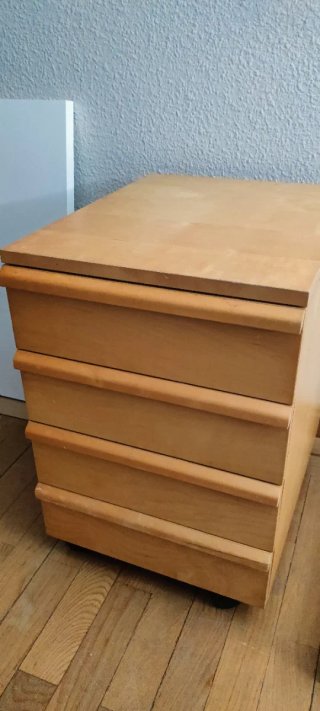 Cajonera Ikea Madera Clara