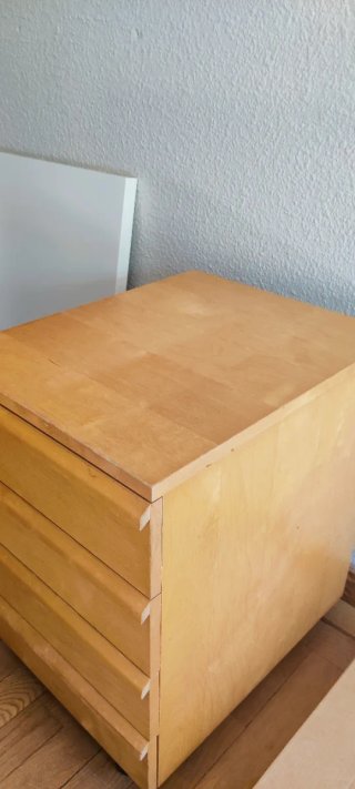 Cajonera Ikea Madera Clara