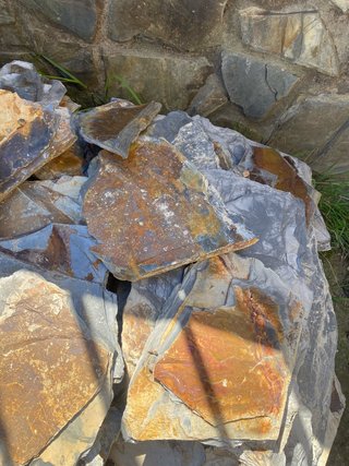 Piedra natural pizarra para decoración