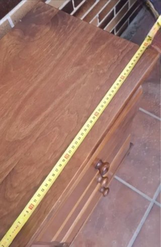 2 Mesitas de noche + cabecero madera