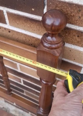 2 Mesitas de noche + cabecero madera